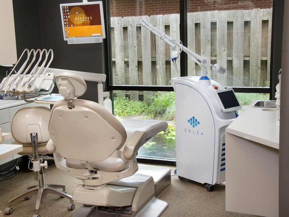 dentist chair in Nordhus dental office