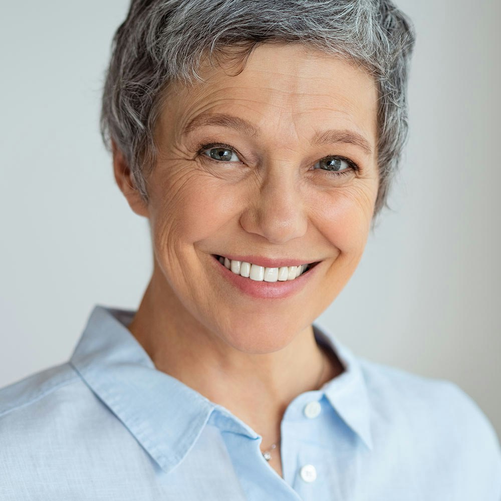 Mature smiling woman