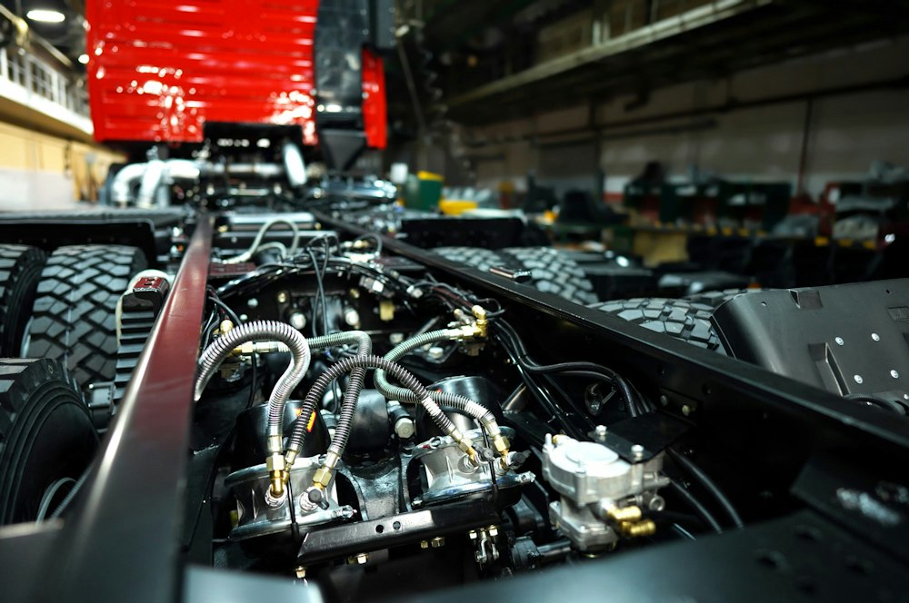 Inner components of a vehicle