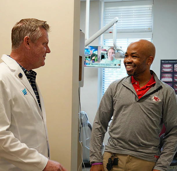 dentist and patient