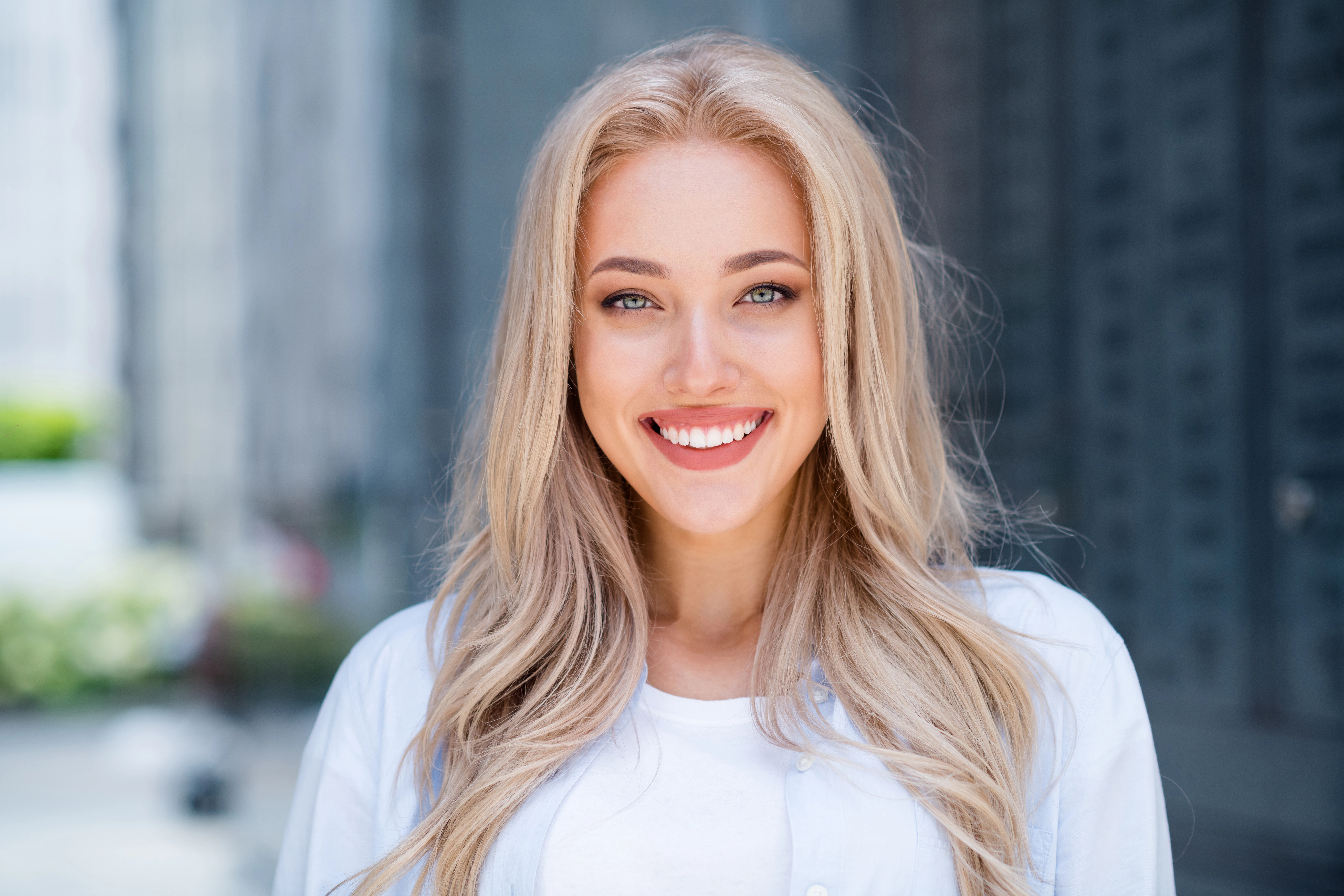 smiling young woman