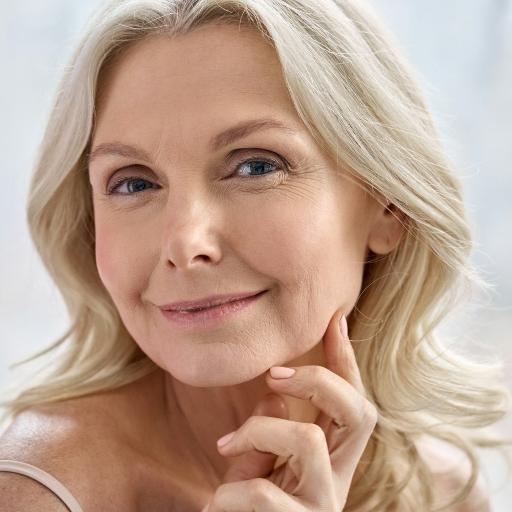 Smiling mature woman