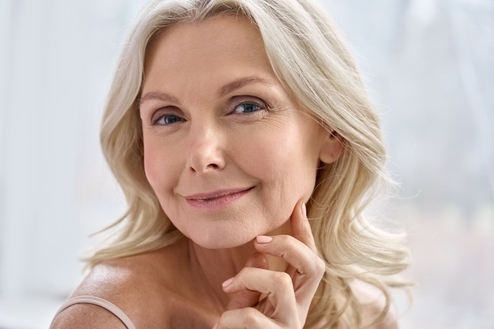 Smiling mature woman