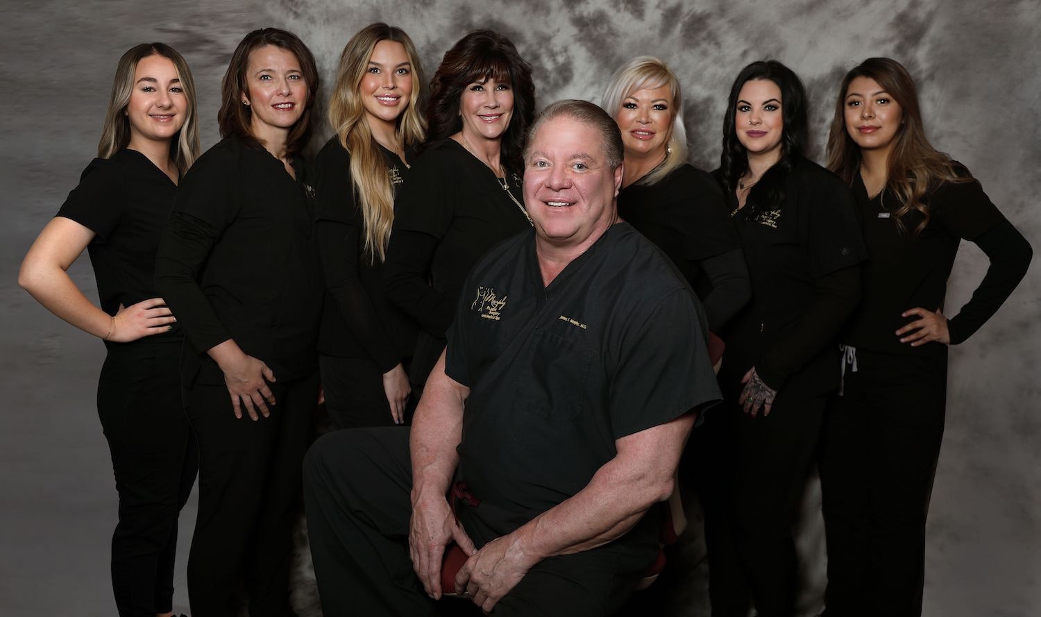 Photo of James E. Murphy, M.D. and his staff