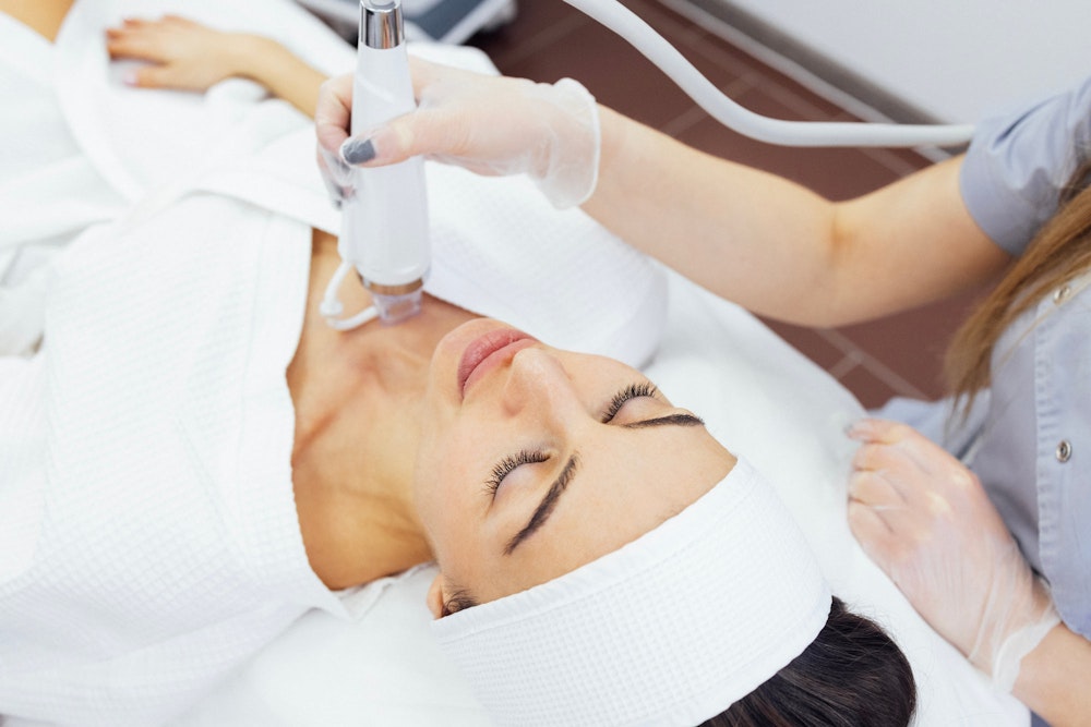 microneedling on neck