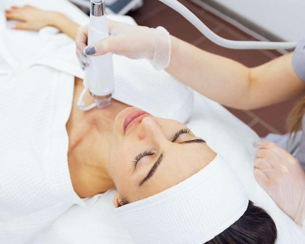 microneedling on neck