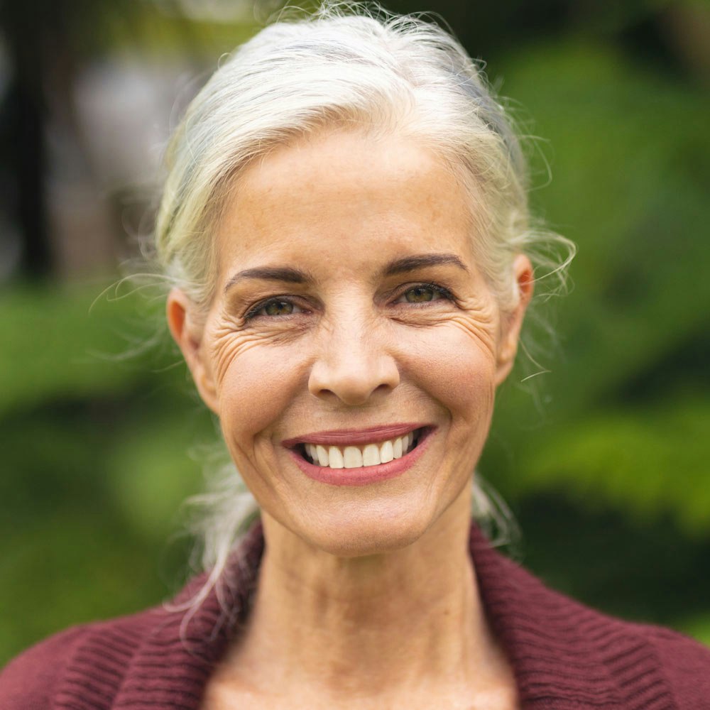 Smiling mature woman