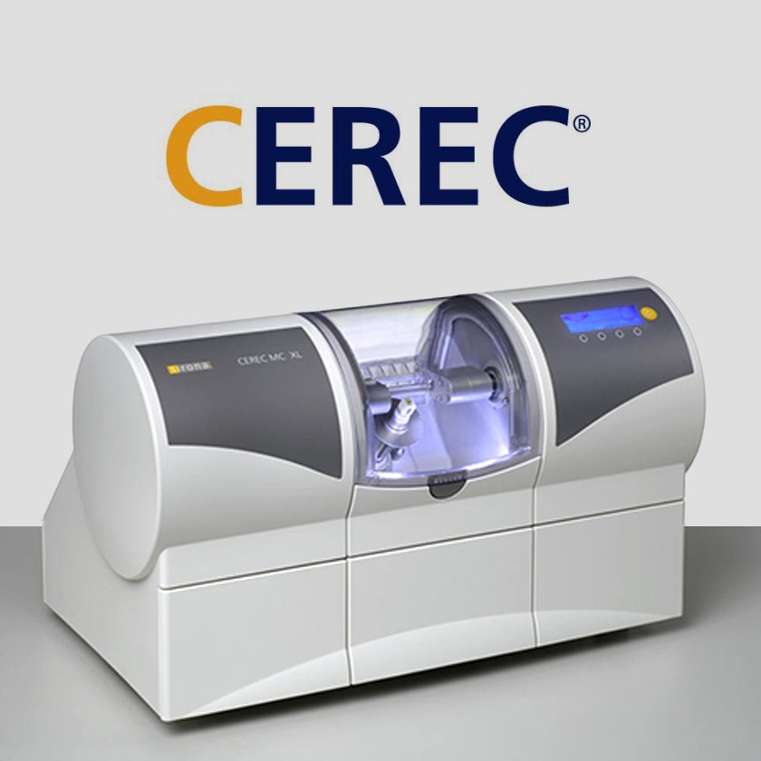 Cerec technology with logo