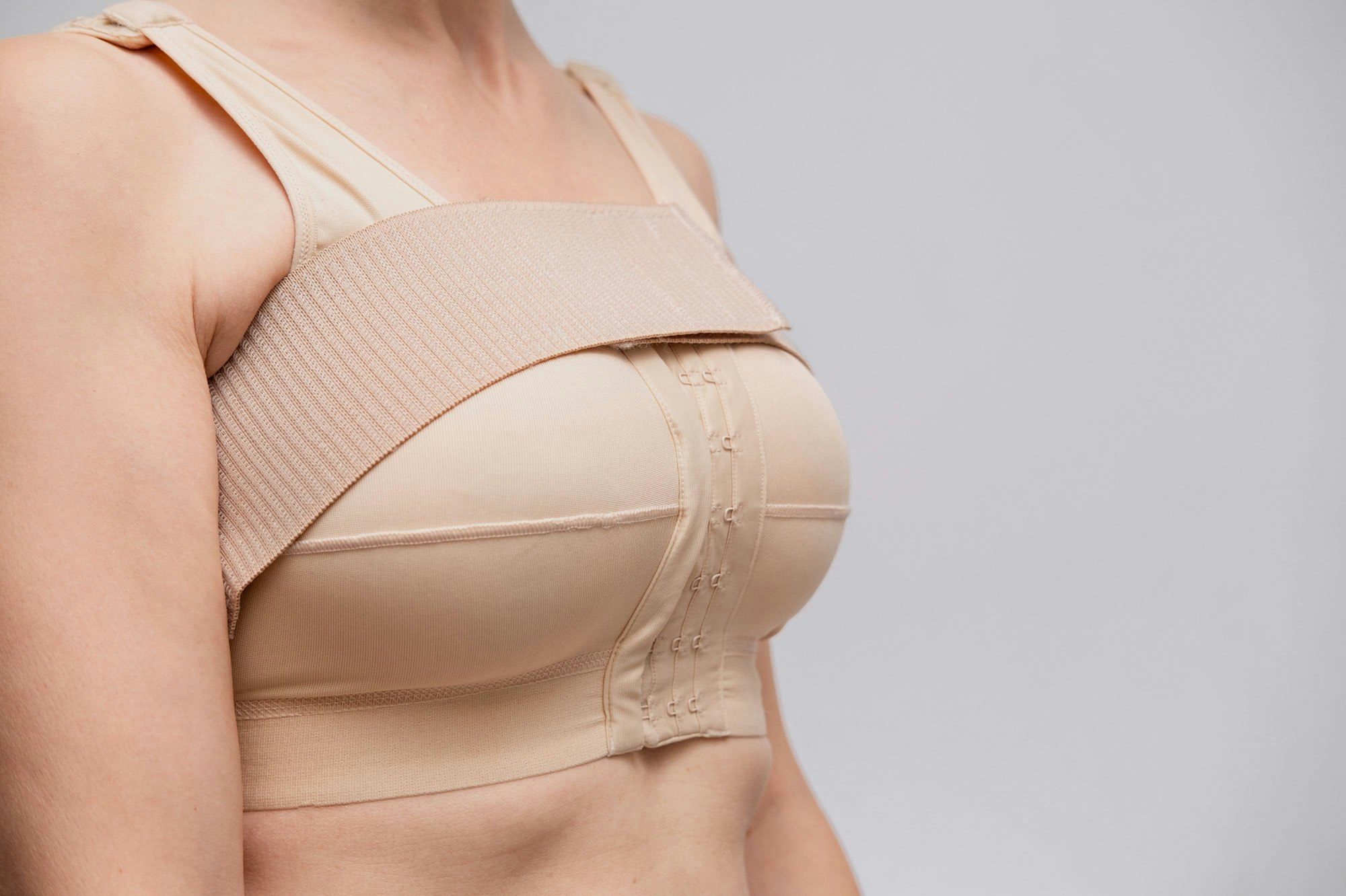 woman wearing compression garment