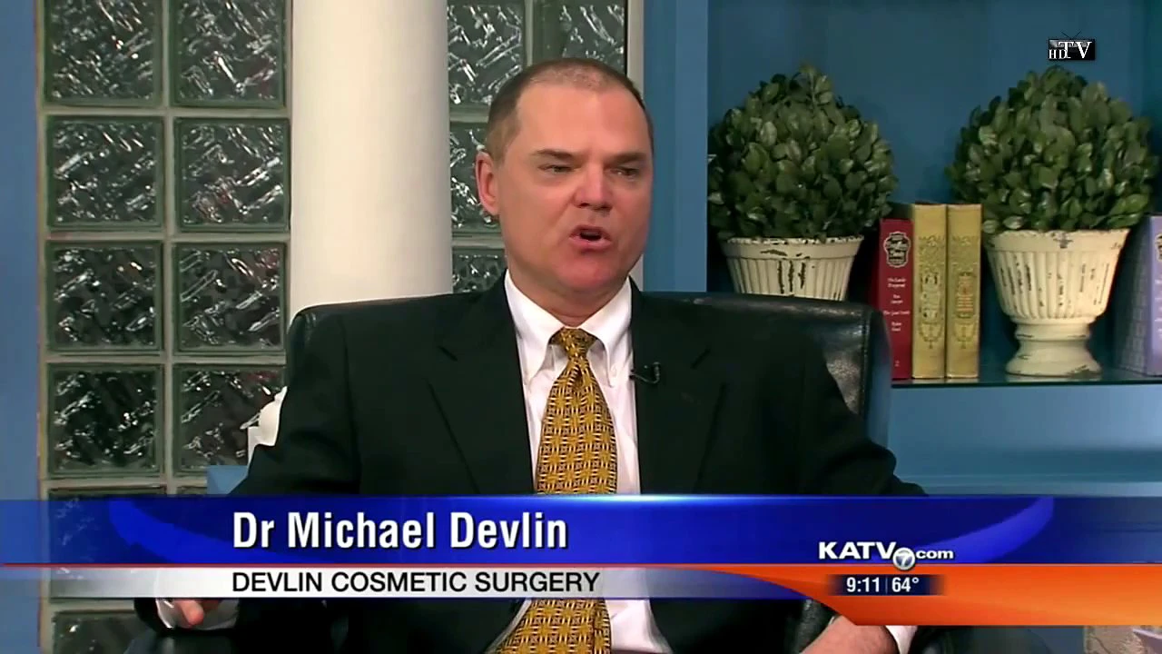 Dr. Michael Devlin of Devlin Cosmetic Surgery speaking in a KATV television interview