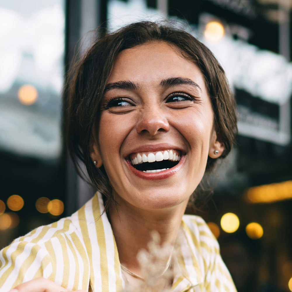 Smiling woman