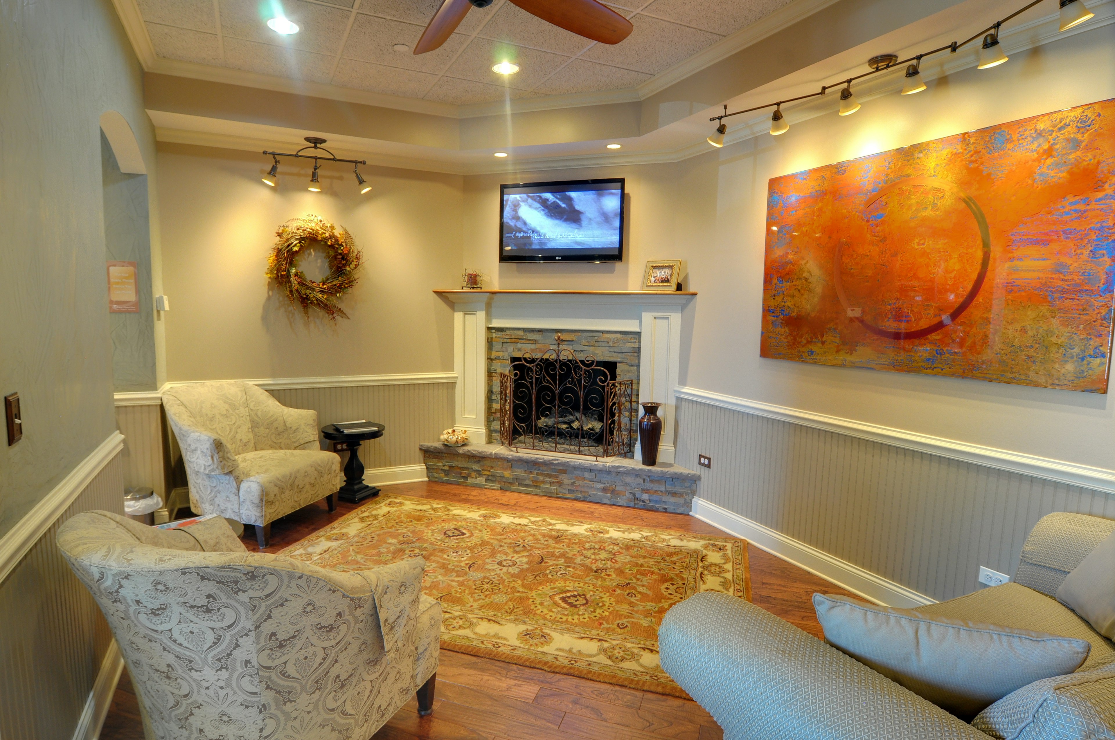 Delany Dental Care office waiting room