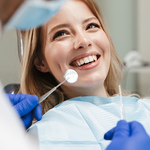 Scaling and root planing patient