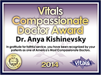 Vitals Compassionate Doctors Award 2014
