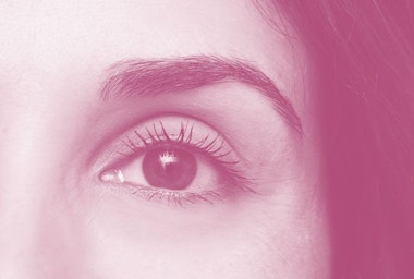 Close up of woman's eye