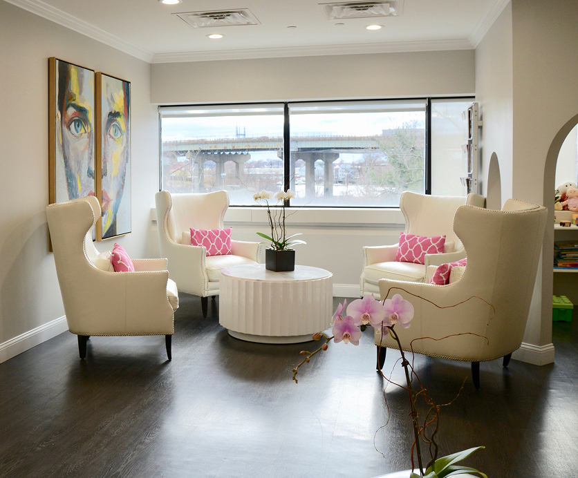 Relaxing waiting area