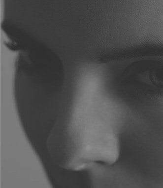 Woman's beautiful nose