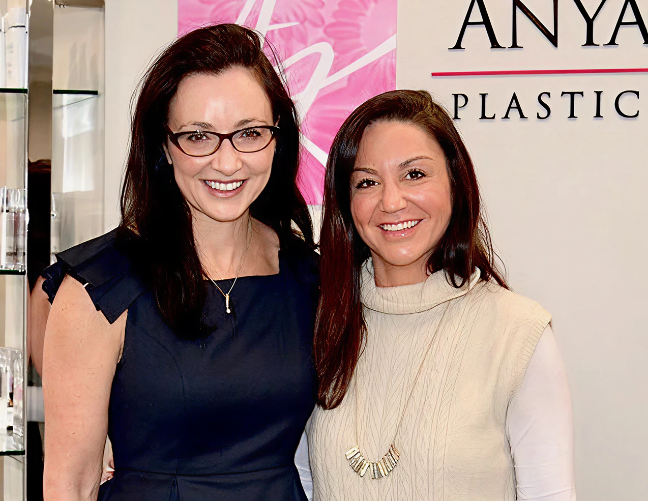 Dr. Kishinevsky with a patient