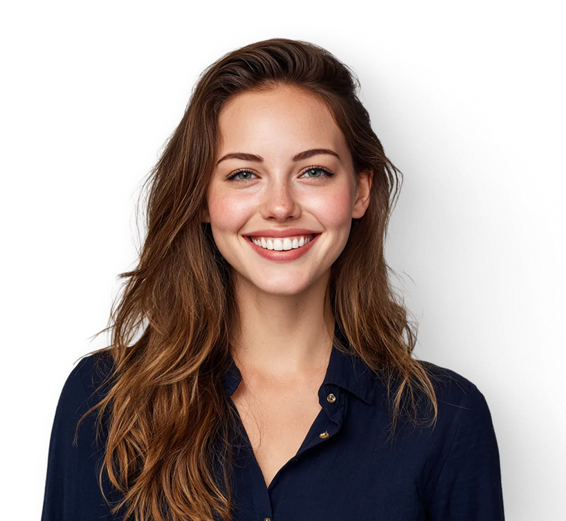 Woman with a beautiful smile