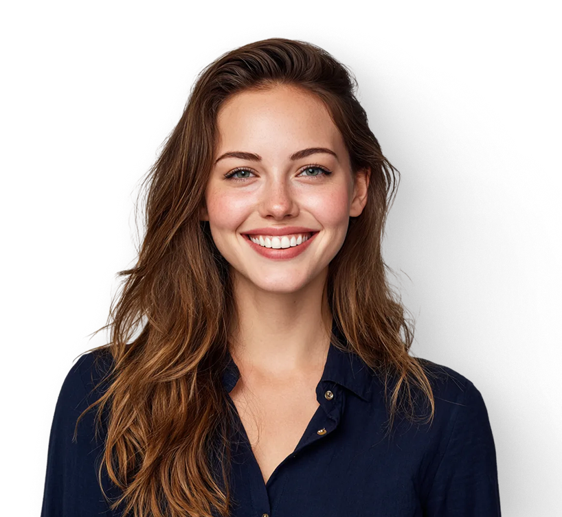 Woman with a beautiful smile