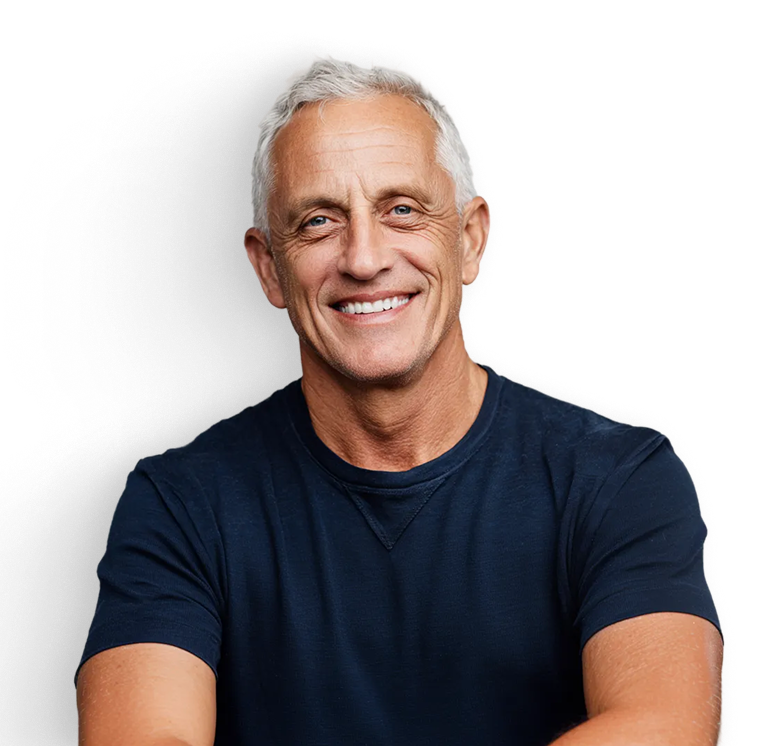 Man with an attractive smile