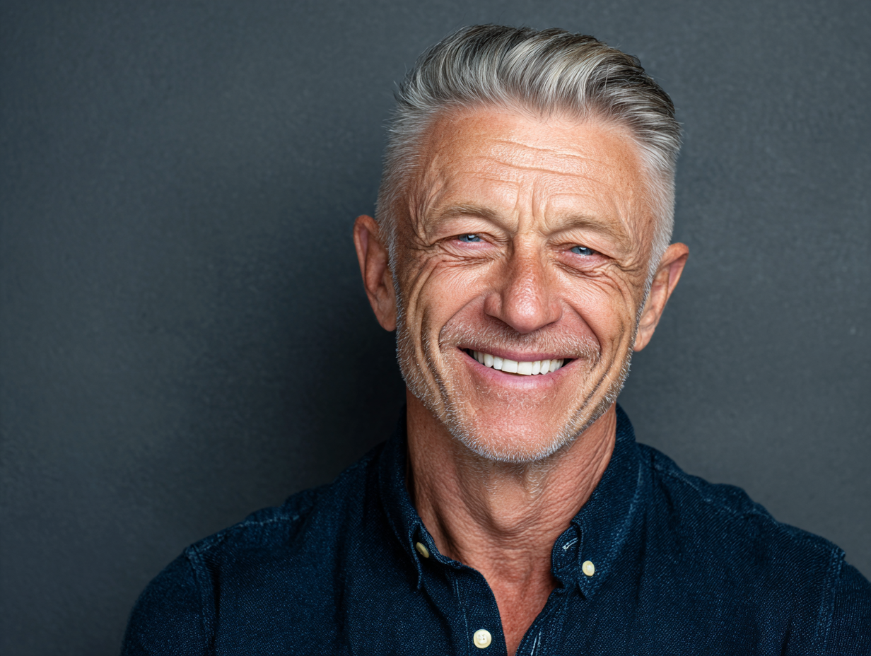 Mature man from Boston smiling