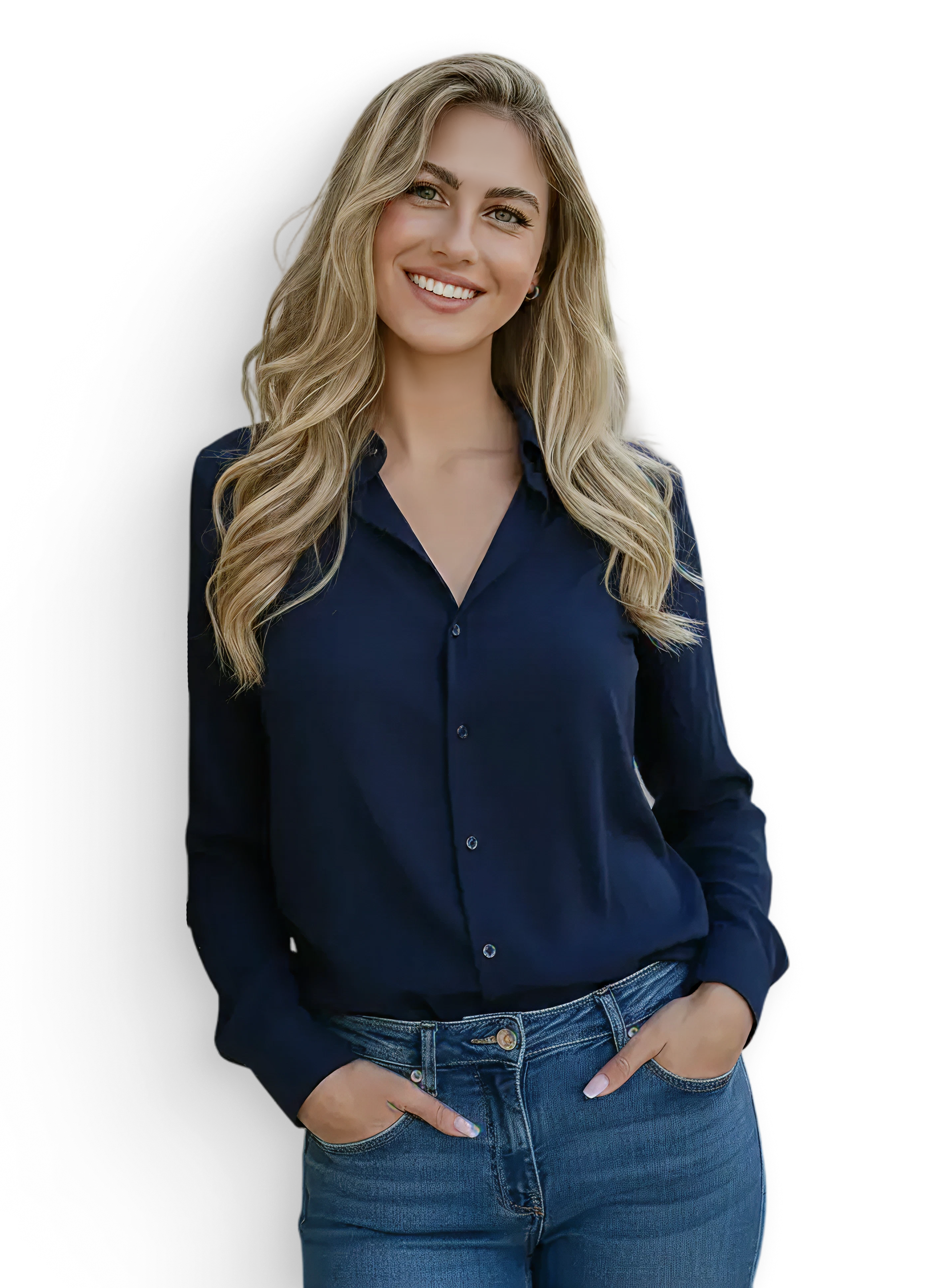 woman with great smile