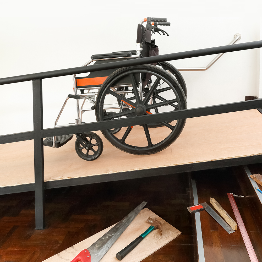 mobility ramp for wheelchair