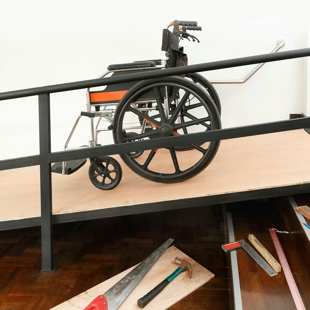 mobility ramp for wheelchair