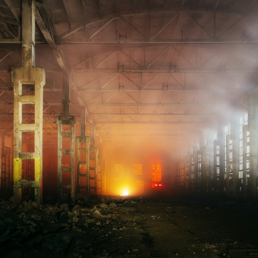 Factory after fire