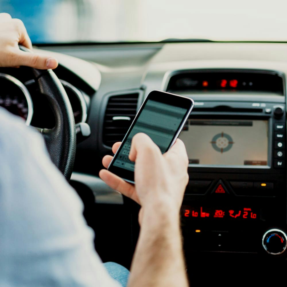 Speeding, texting driver