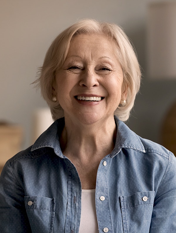 smiling senior woman
