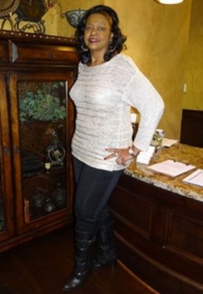 client after weight-loss surgery