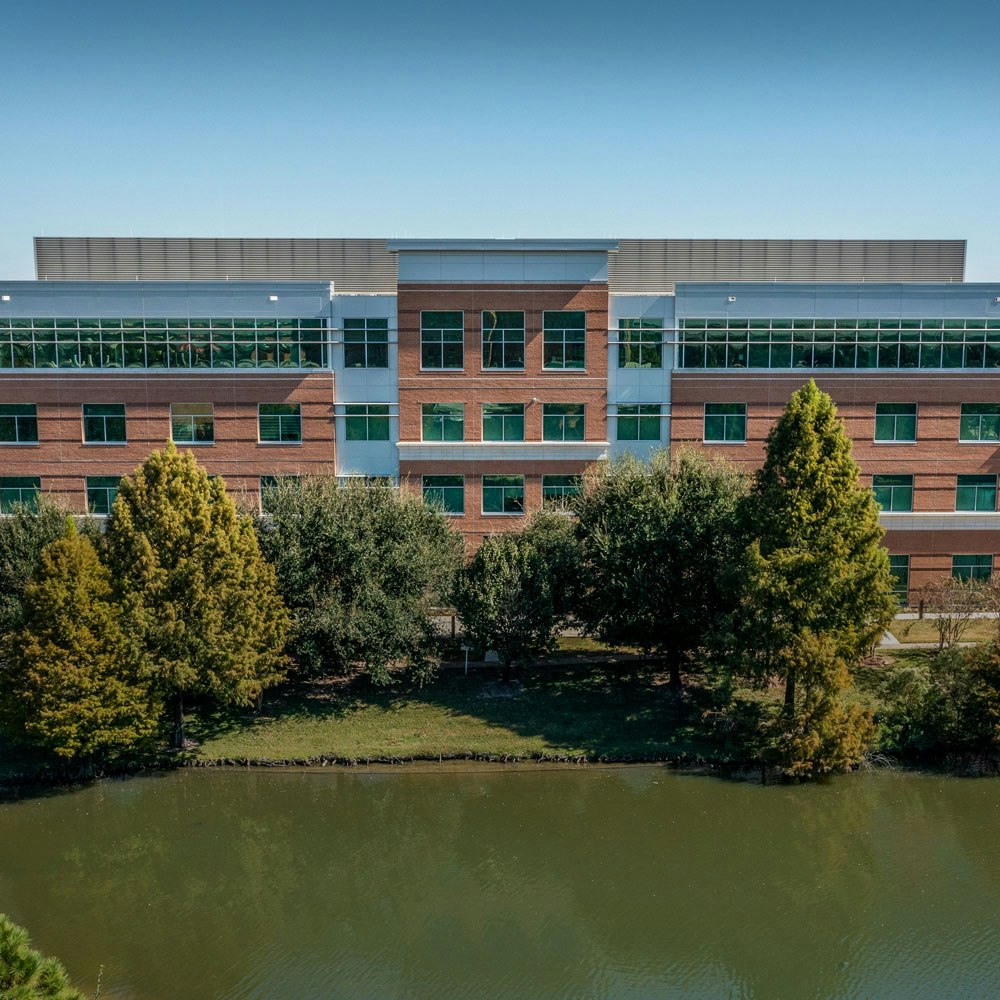 Outside Dr. St Laurent's Houston office