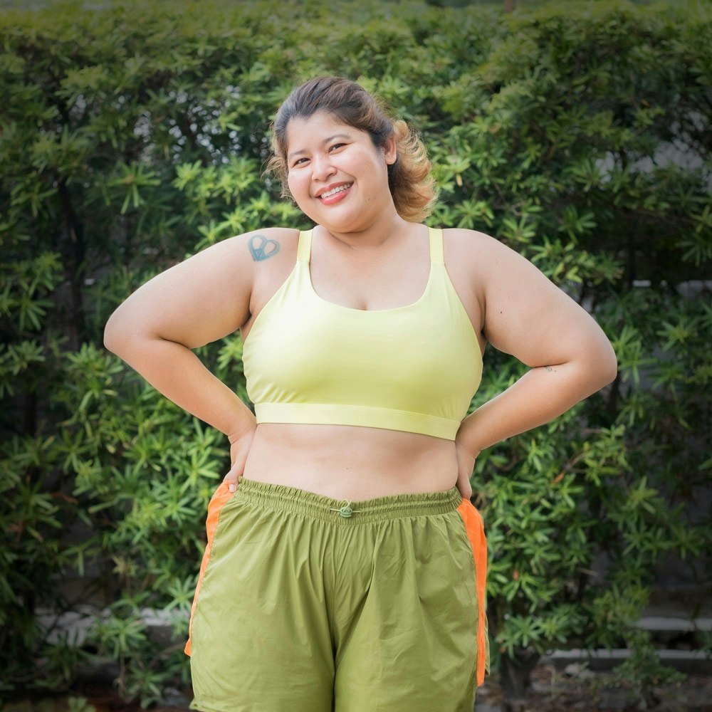 Smiling, healthy woman after Lap-Band revision surgery