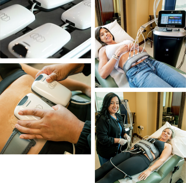 Non-Invasive Body Contouring tech and patient