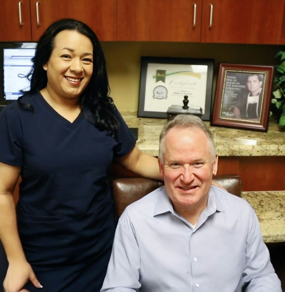 staff member with patient