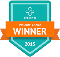 Opencare Patientsʼ Choice Winner (2015) logo