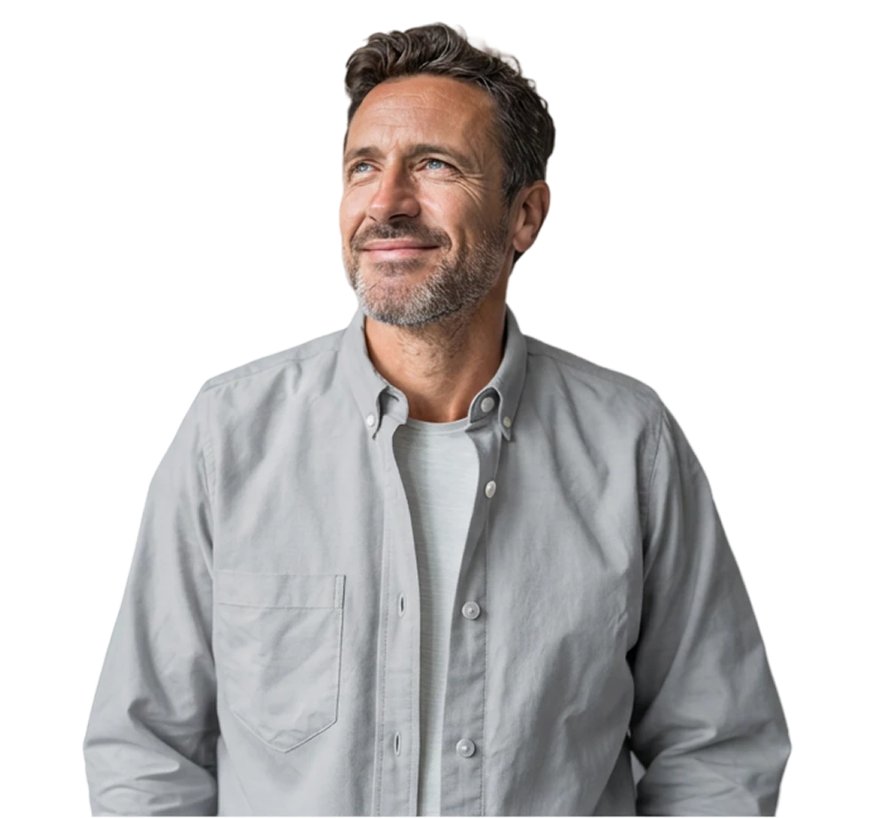 Man smiling