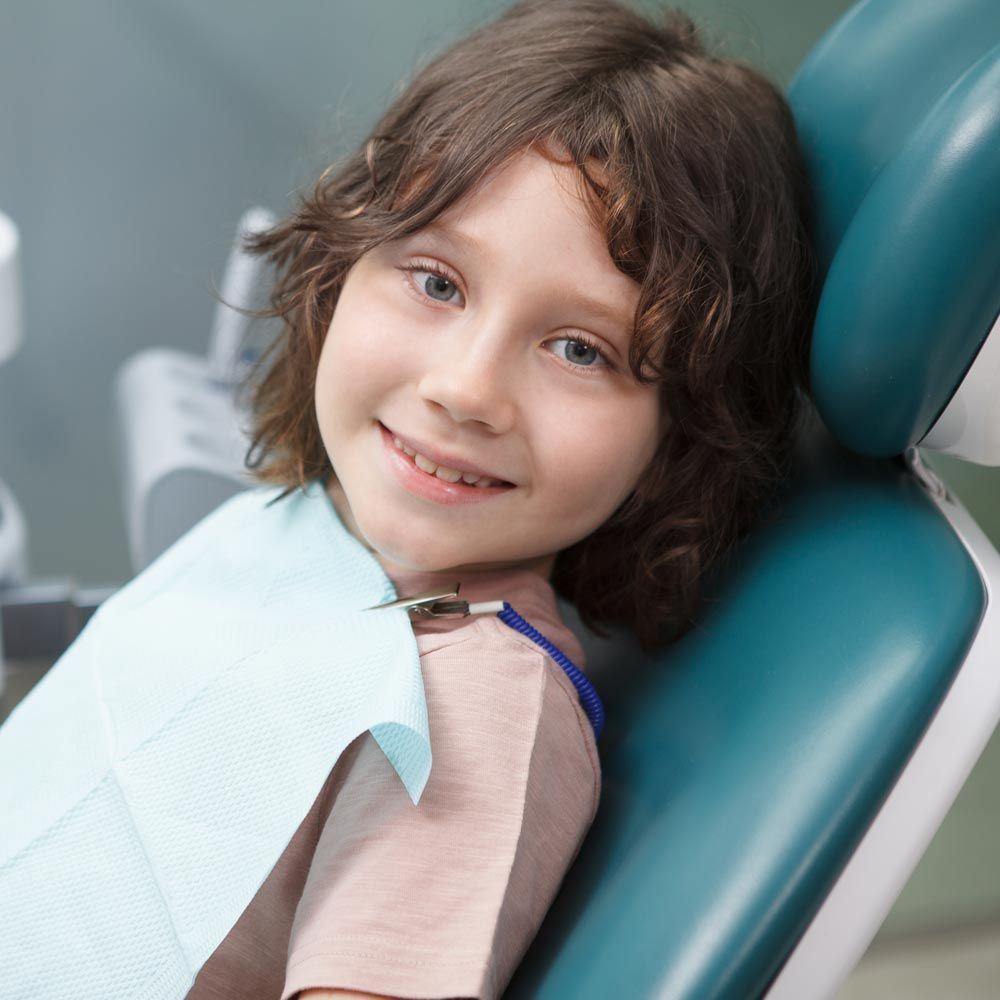Relaxed child ready for sedation dentistry