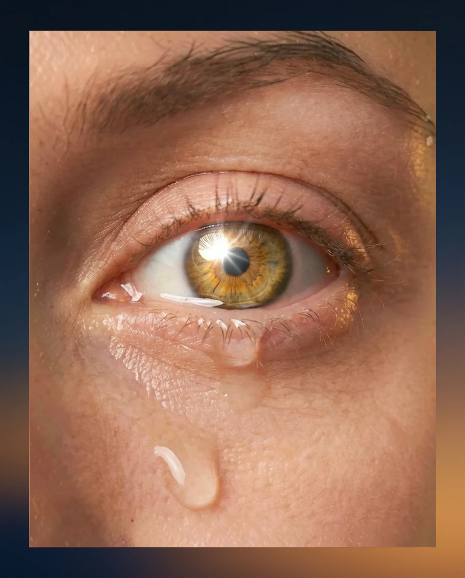 Eye with excessive tearing