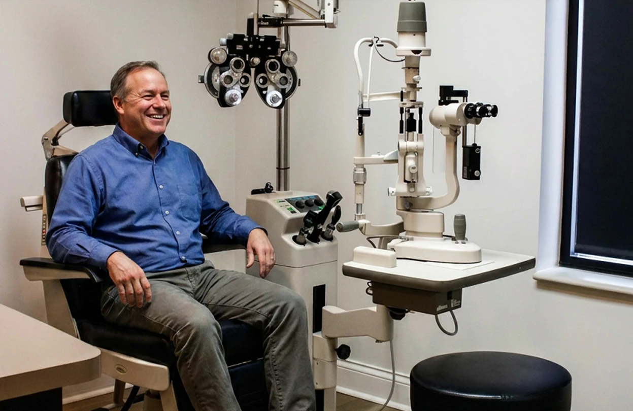 patient at Choate Eye