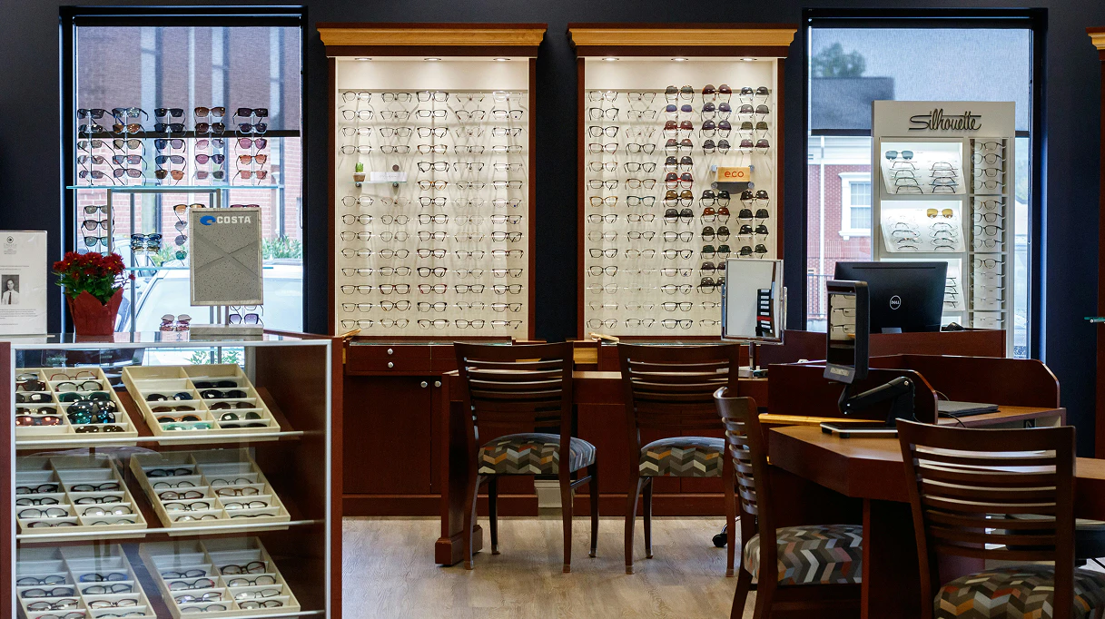 Eye Glasses lobby at Choate Eye
