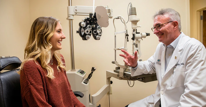 Patient with Dr. Choate