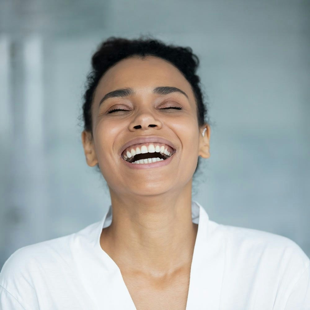 Laughing woman