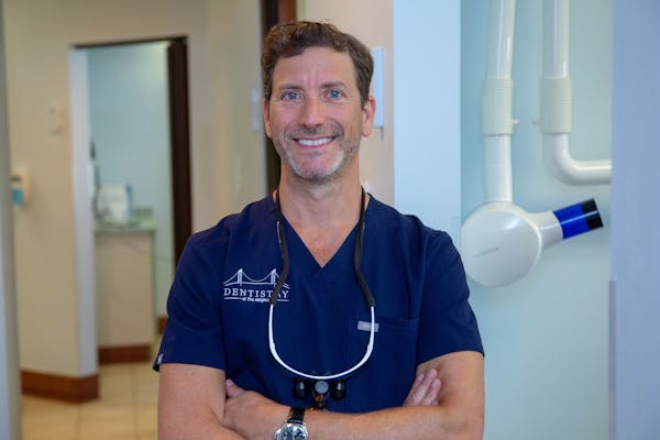 DR. TROTTER IN HIS OFFICE