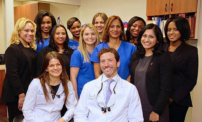 real photo of Dentistry at the Heights dental team
