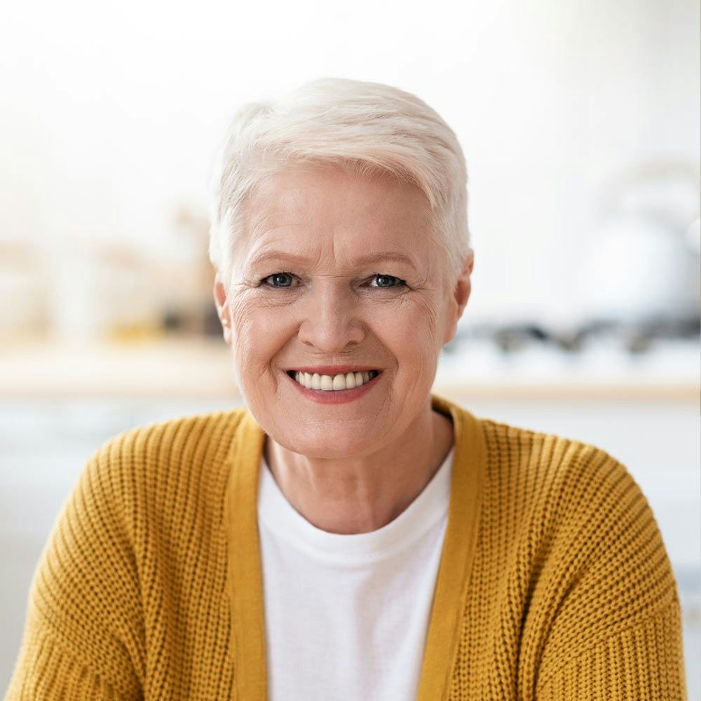 Smiling senior woman