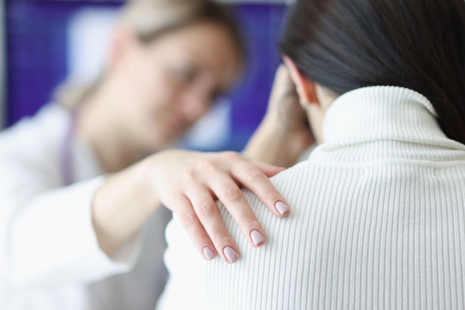 compassionate doctor or therapist