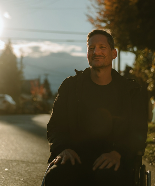 Puyallup resident in wheelchair